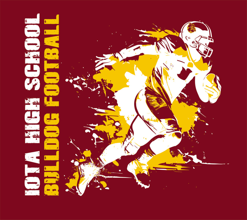 IOTA BULLDOG FOOTBALL ROSTER 2025-2026 DRI-FIT OPTIONS