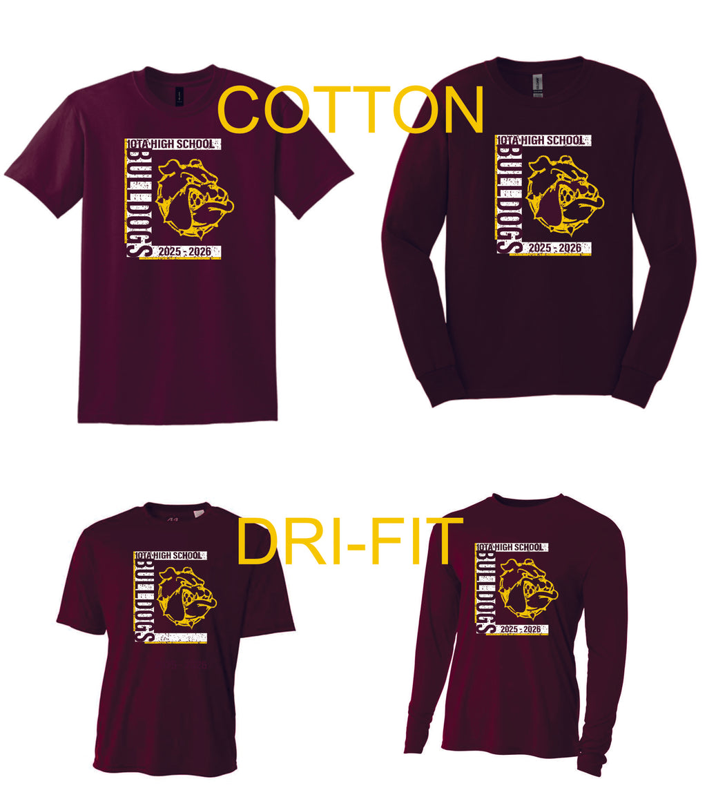 IOTA HIGH SCHOOL SPIRIT WEAR 2025-2026 7/14-8/15