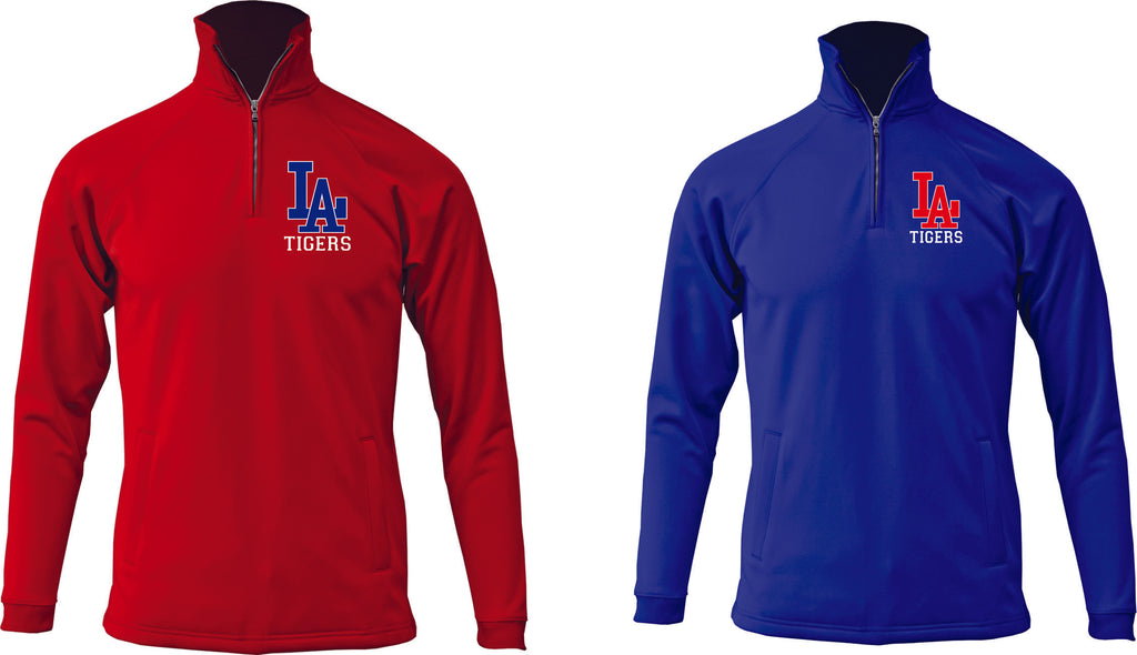 LAHS TIGER SPIRIT 25-26 BAW 1/4 ZIP EMBROIDERED JACKET  10/16-11/15
