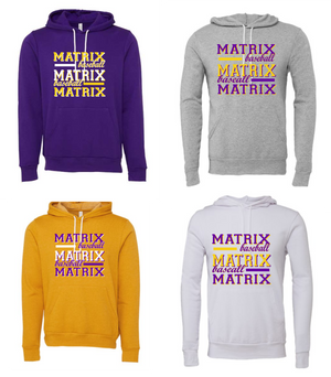 MATRIX BASEBALL FANWEAR 2025 ADULT BELLA CANVAS OUTERWEAR LOGO 2