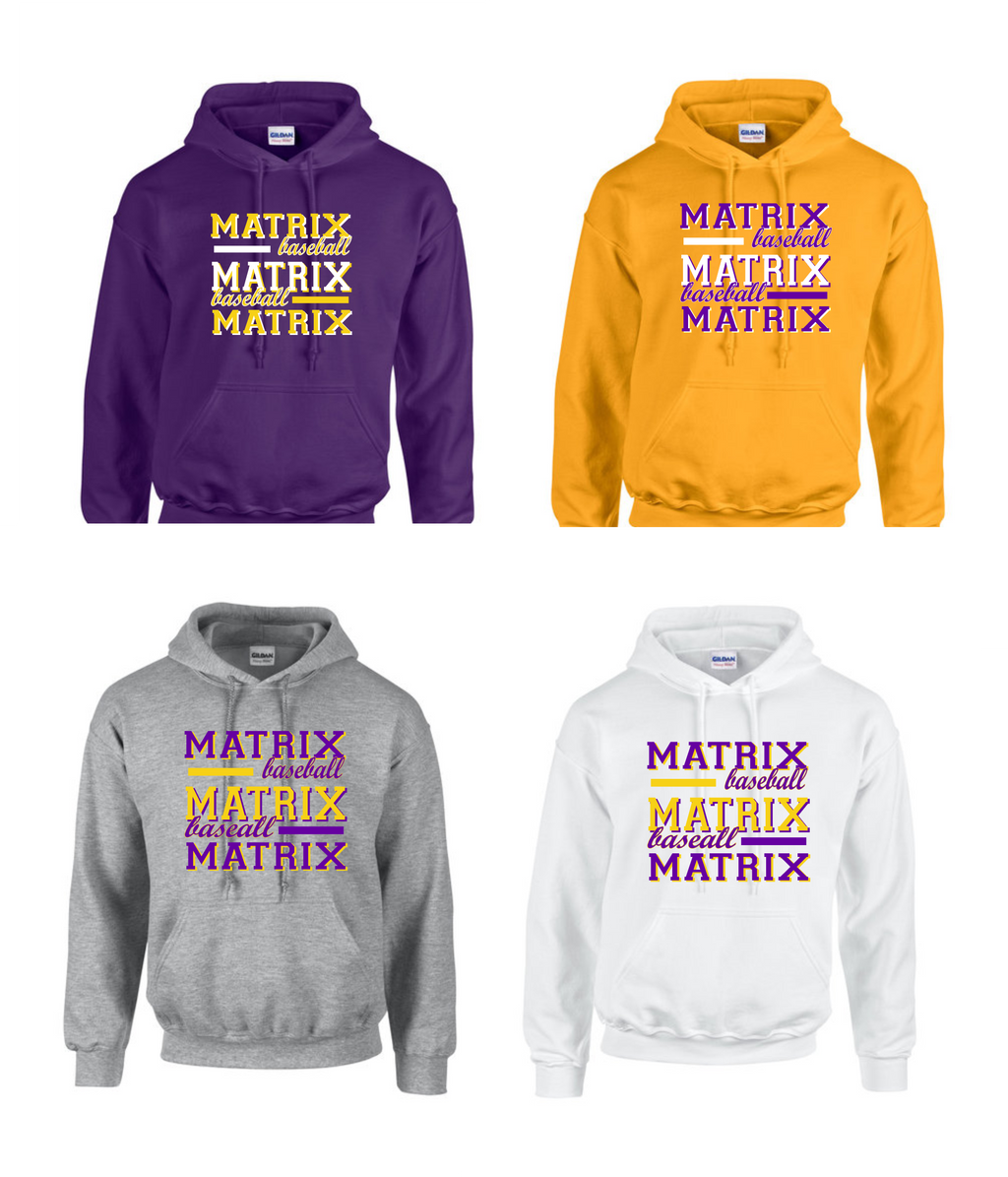 MATRIX BASEBALL FANWEAR 2025 ADULT COTTON OUTERWEAR LOGO 2