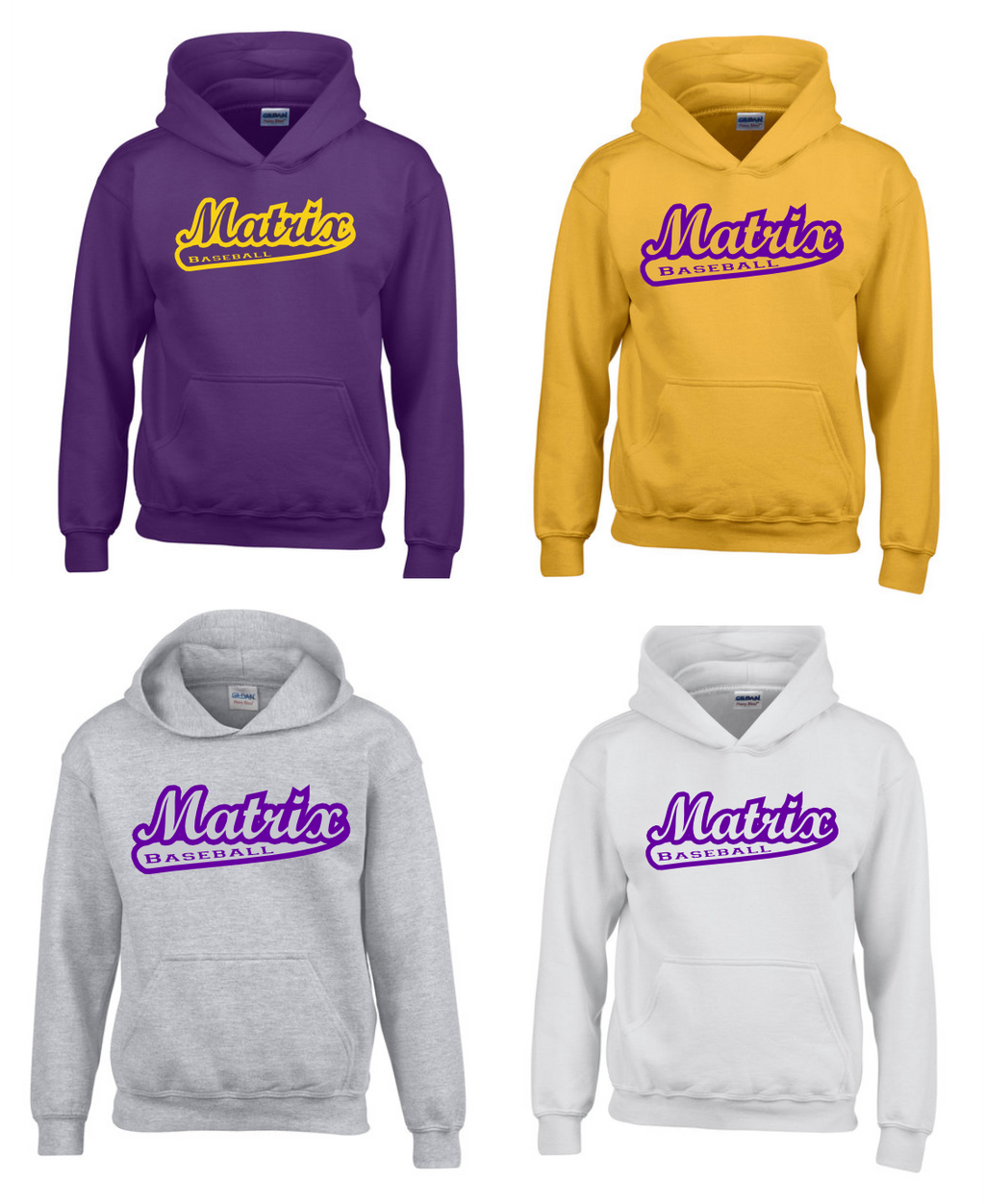MATRIX BASEBALL FANWEAR 2025 YOUTH COTTON OUTERWEAR LOGO 1