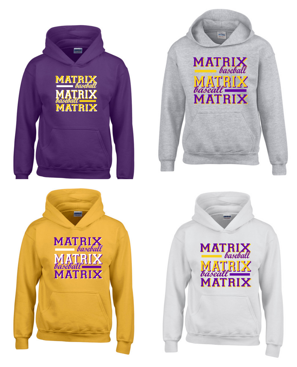 MATRIX BASEBALL FANWEAR 2025 YOUTH COTTON OUTERWEAR LOGO 2
