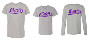 MATRIX BASEBALL FANWEAR 2025 BELLA CANVAS LOGO 1