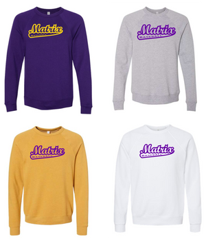 MATRIX BASEBALL FANWEAR 2025 BELLA CANVAS OUTERWEAR LOGO 1