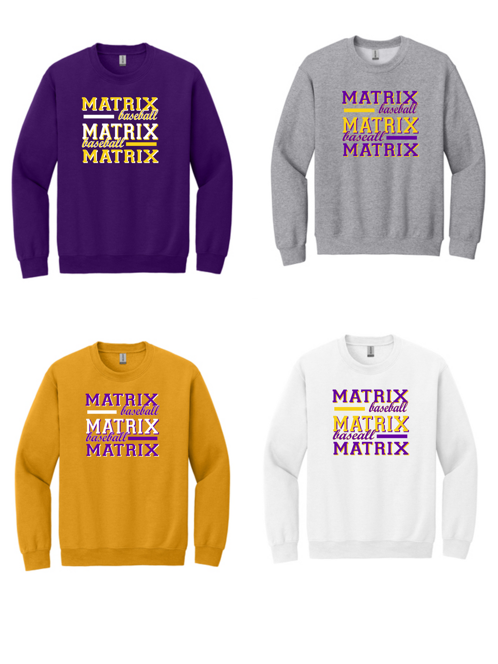 MATRIX BASEBALL FANWEAR 2025 ADULT COTTON OUTERWEAR LOGO 2
