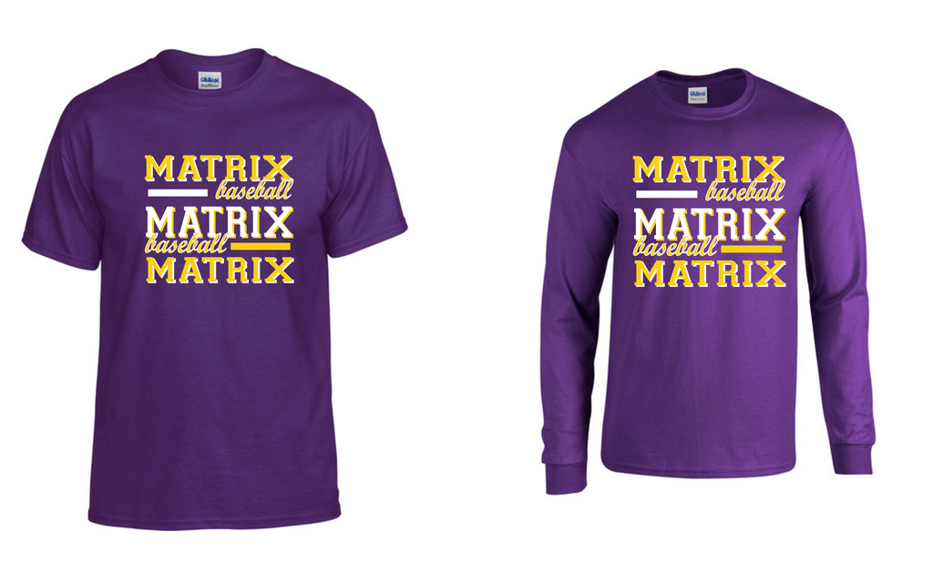 MATRIX BASEBALL FANWEAR 2025 COTTON LOGO 2