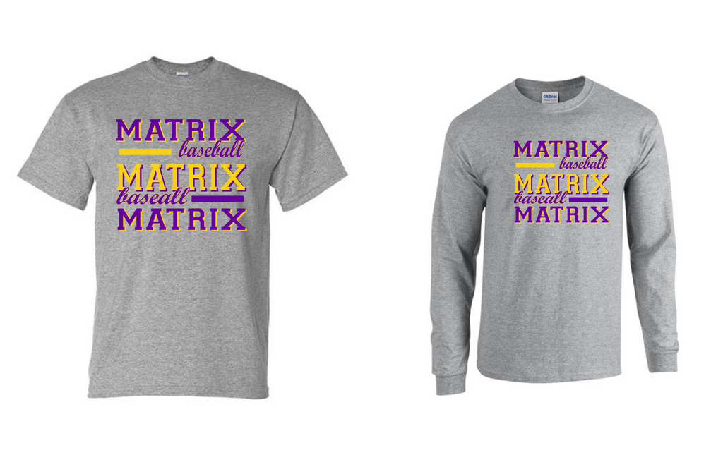 MATRIX BASEBALL FANWEAR 2025 COTTON LOGO 2