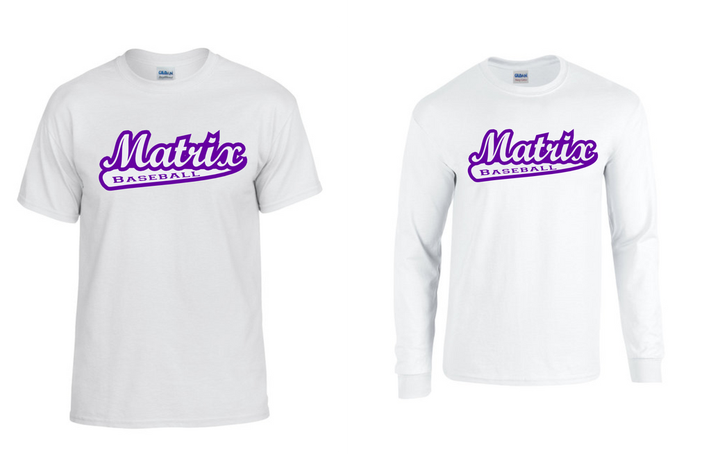 MATRIX BASEBALL FANWEAR 2025  COTTON LOGO 1