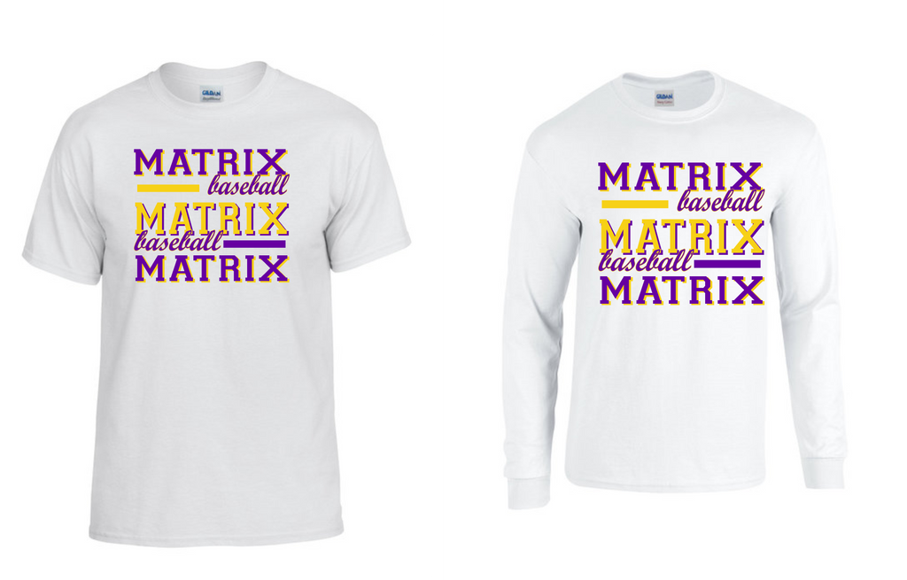 MATRIX BASEBALL FANWEAR 2025 COTTON LOGO 2