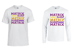 MATRIX BASEBALL FANWEAR 2025 COTTON LOGO 2