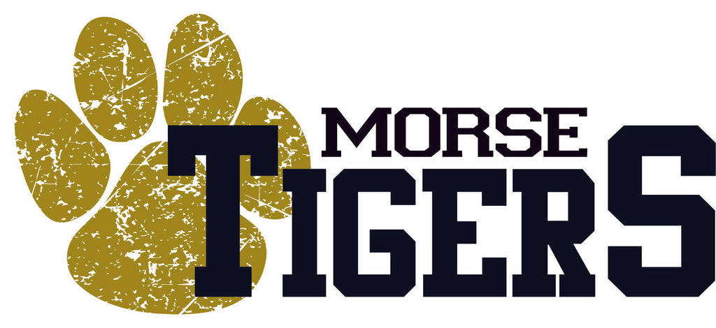 MORSE TIGER SPIRIT WEAR 25-26 DECAL 7/16-8/15