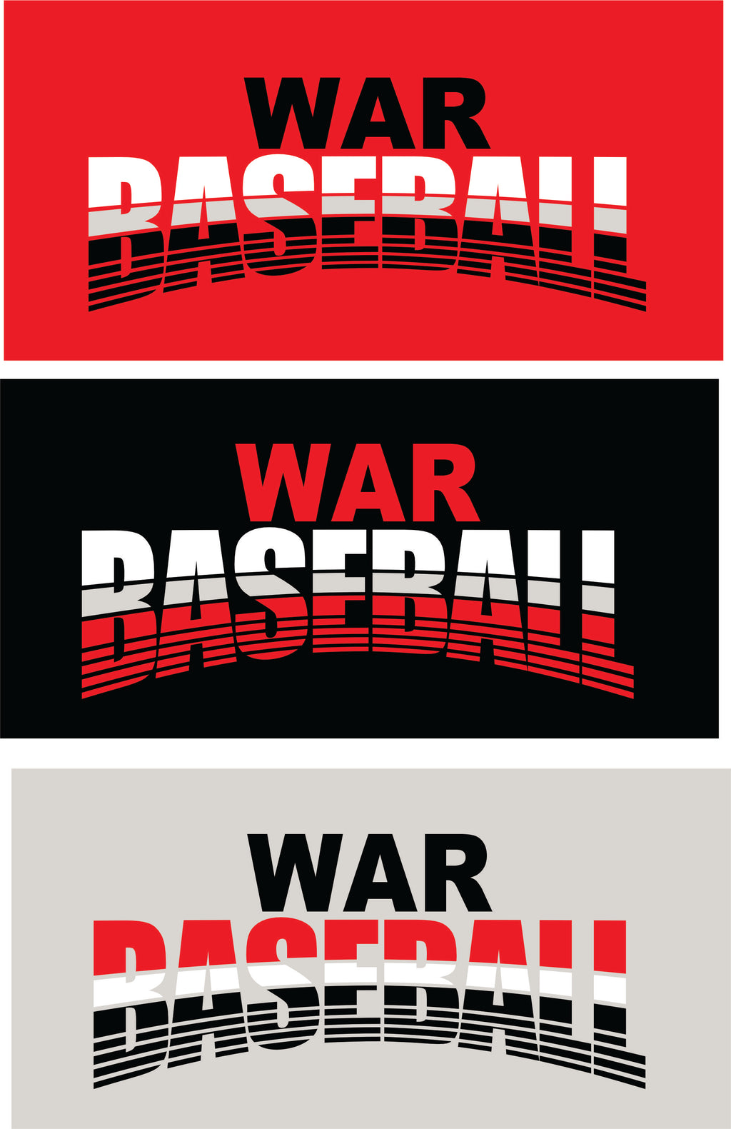 WAR BASEBALL FALL FANWEAR ADULT CANVAS V-NECK OPTIONS
