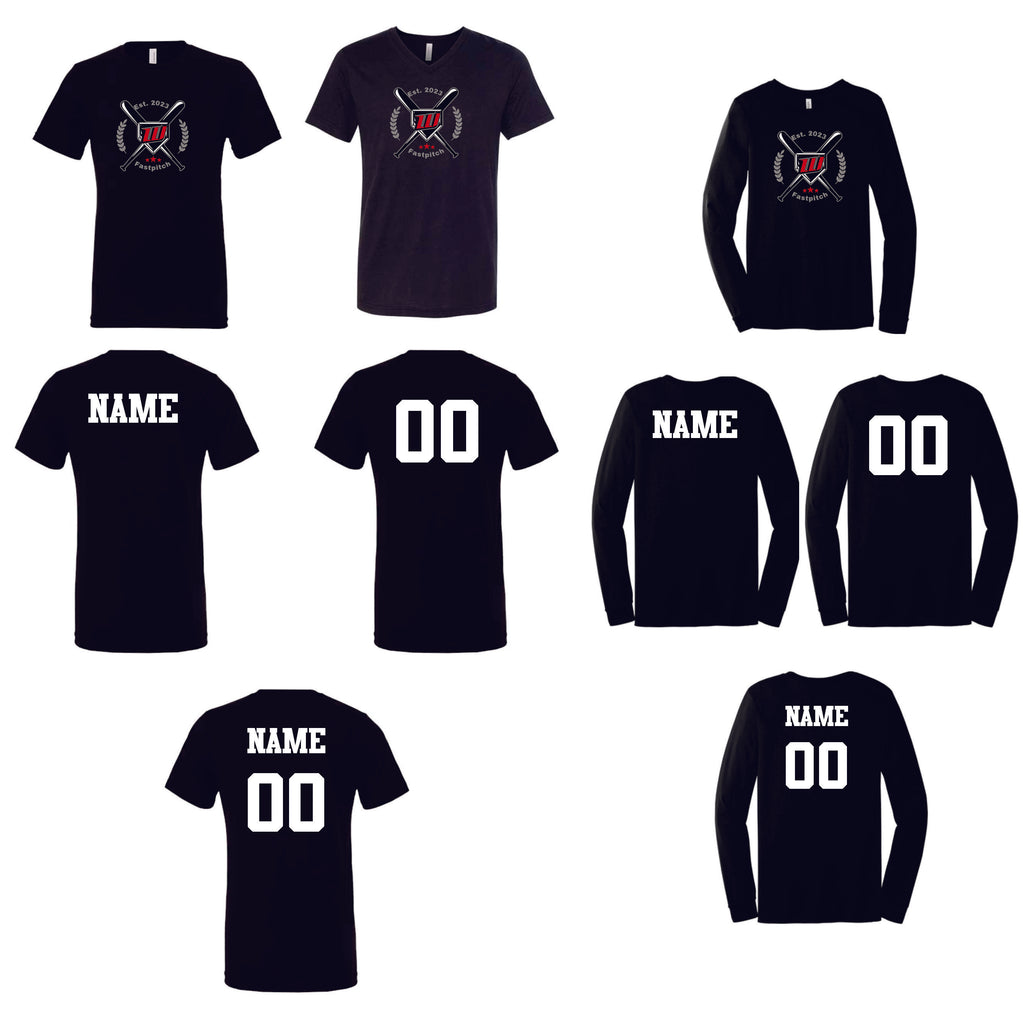 WAR SOFTBALL 14U FANWEAR 2025  LOGO 2 CANVAS OPTIONS