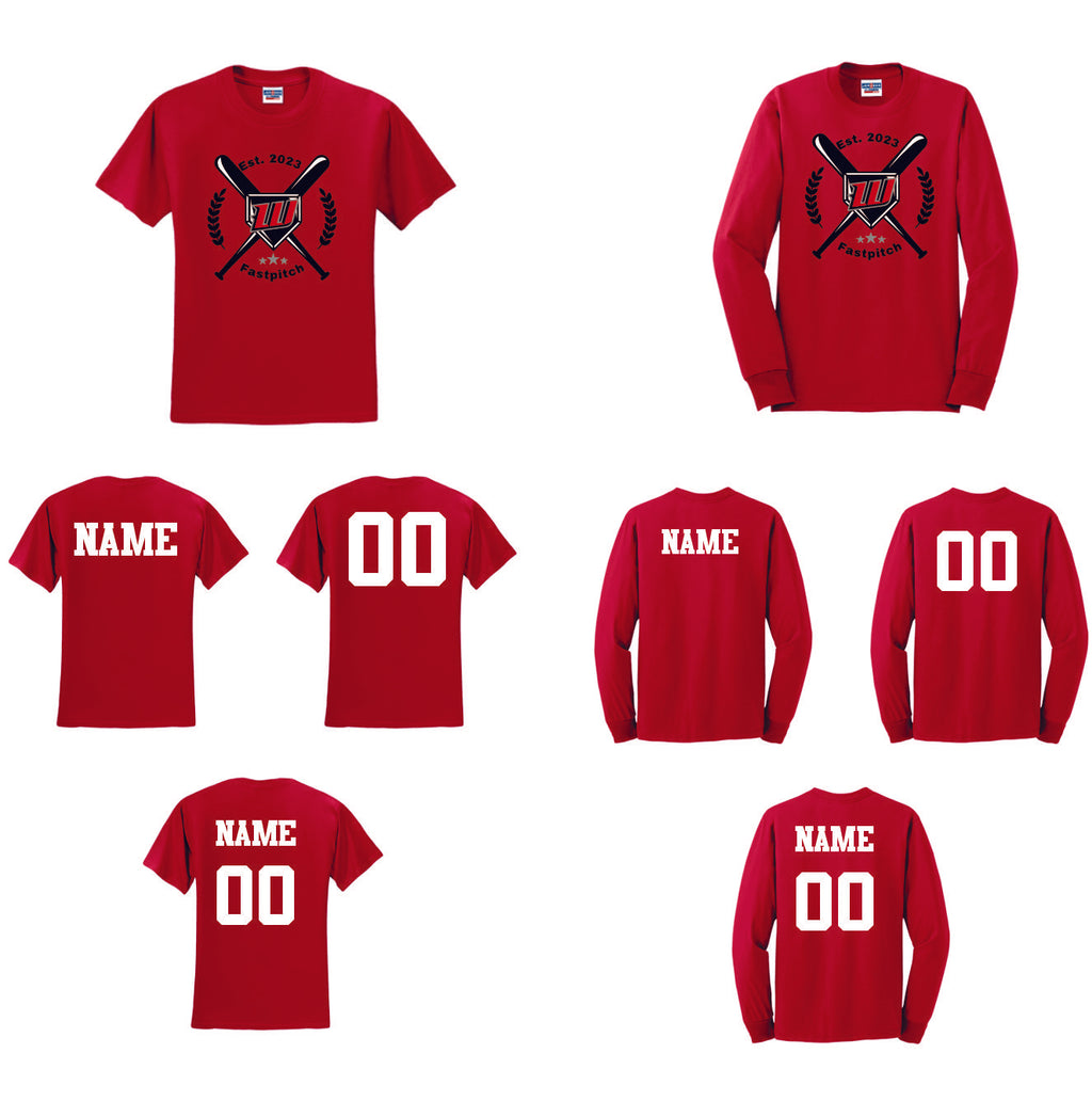 WAR SOFTBALL 14U FANWEAR 2025 COTTON OPTIONS LOGO 2