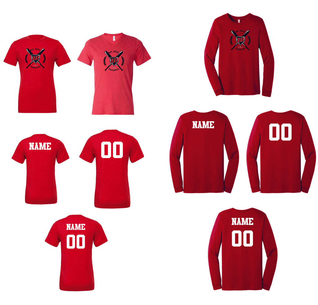 WAR SOFTBALL 14U FANWEAR 2025 LOGO 2 CANVAS OPTIONS